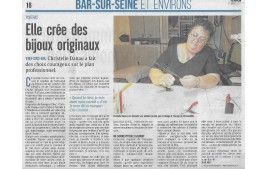 Article Journal L'Est Eclair